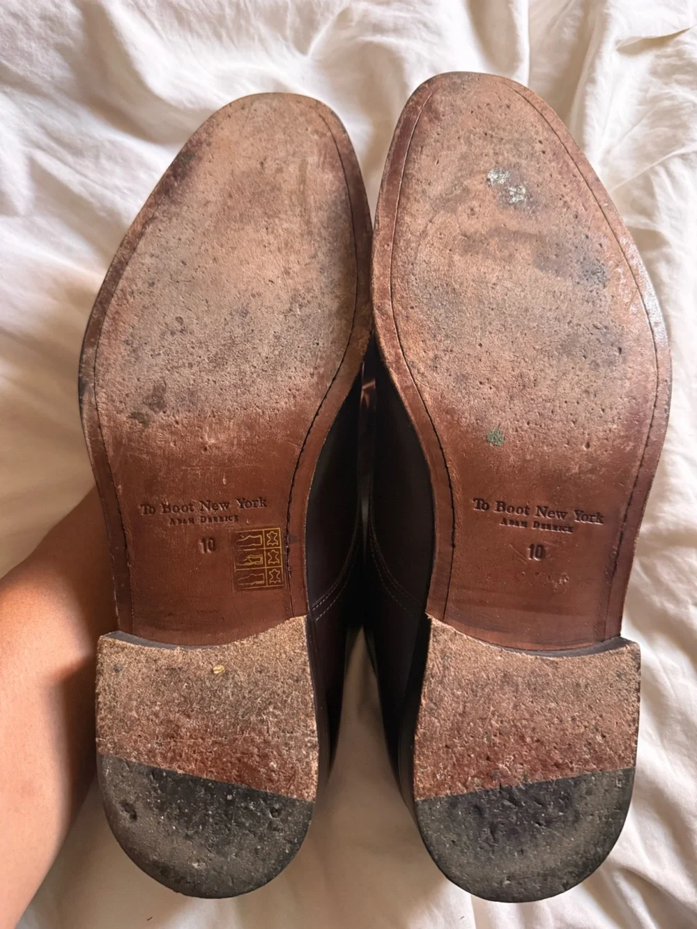 To Boot Dark Brown Leather Derby Shoes
